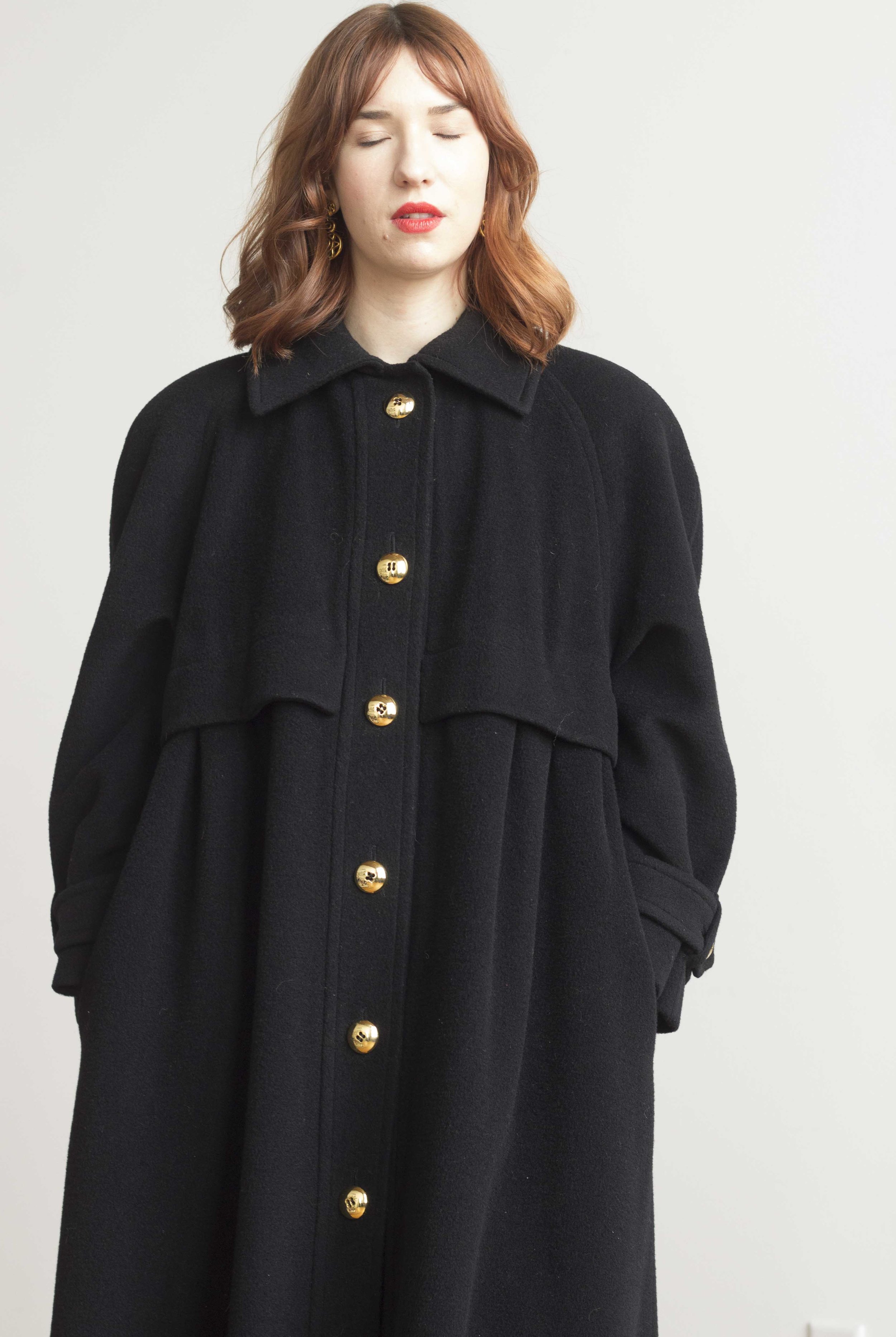 1980s Ilie Wacs Trapeze Coat — Wayward Collection